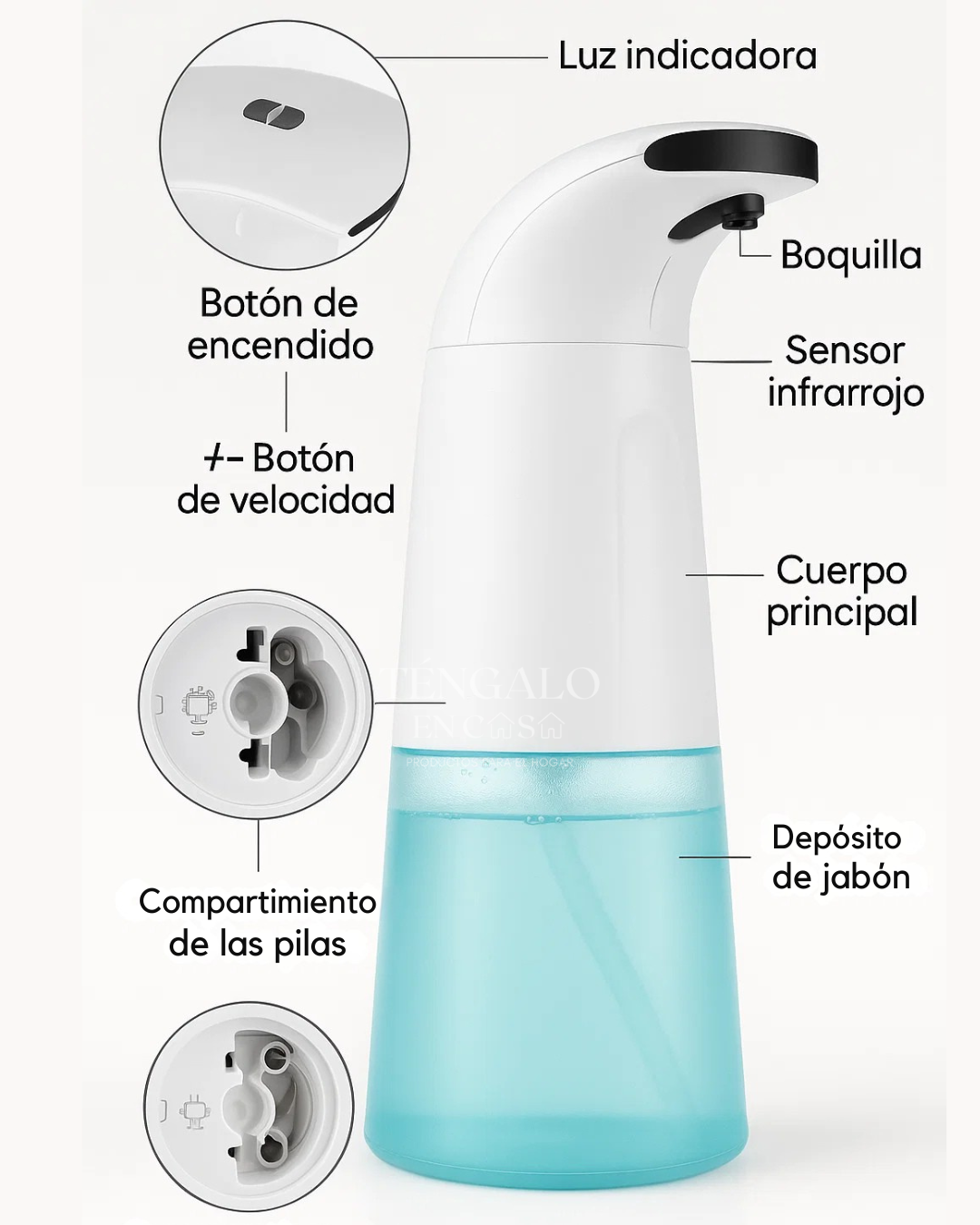 Dispensador Automático de Jabón
