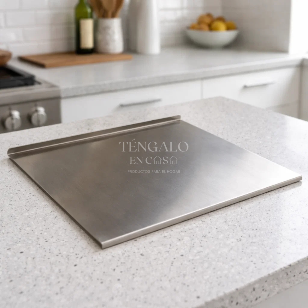 Tabla en Acero Inoxidable con Borde