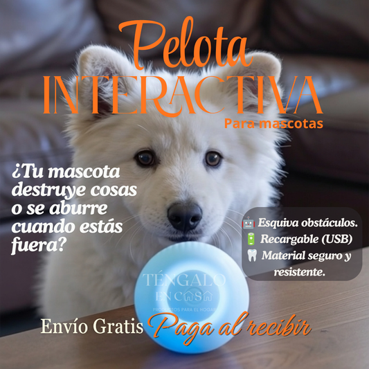Pelota Inteligente Recargable para Mascotas