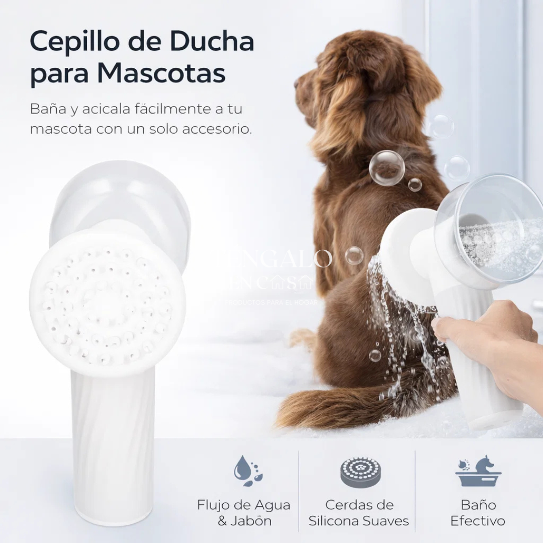 Cepillo de Baño para Mascotas