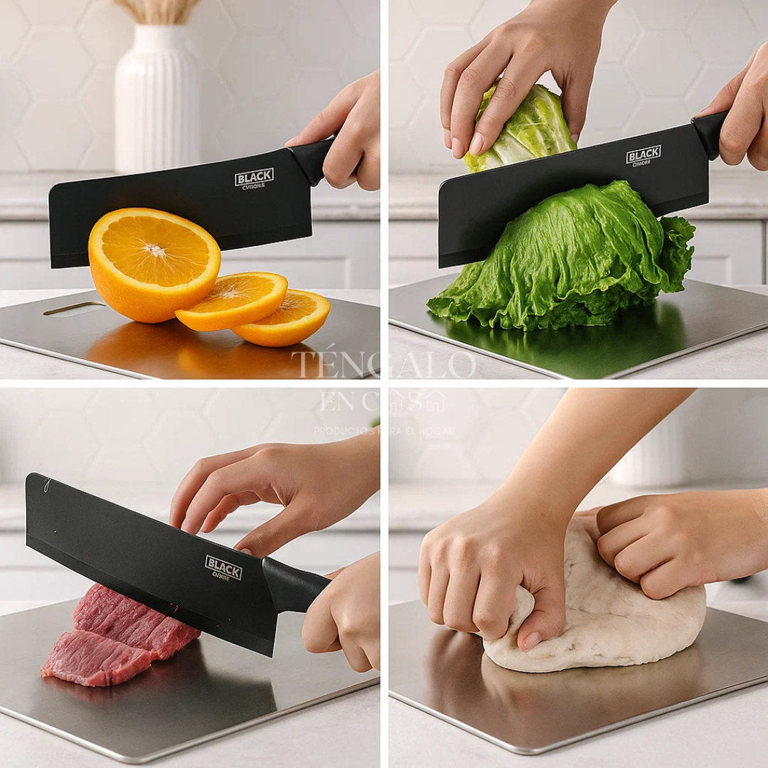 Tabla para picar en acero inoxidable