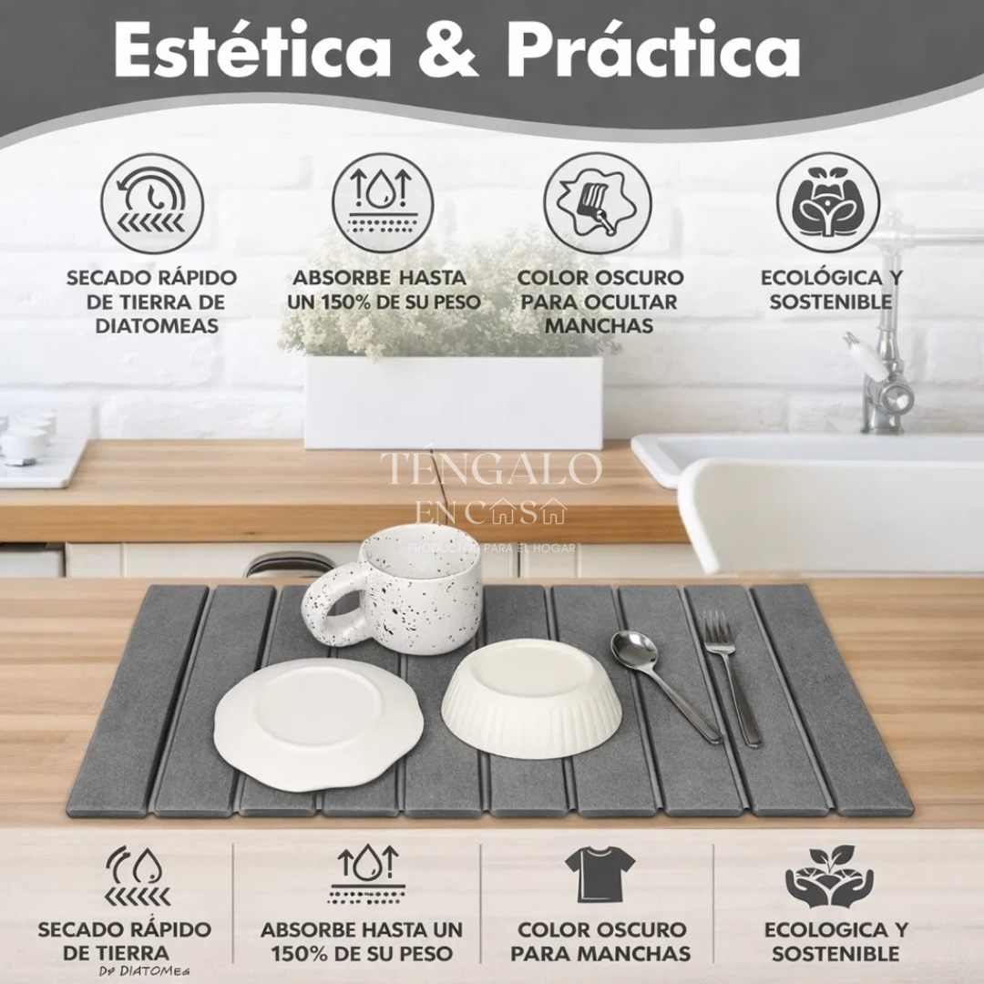 Piedra enrollable de diatomeas