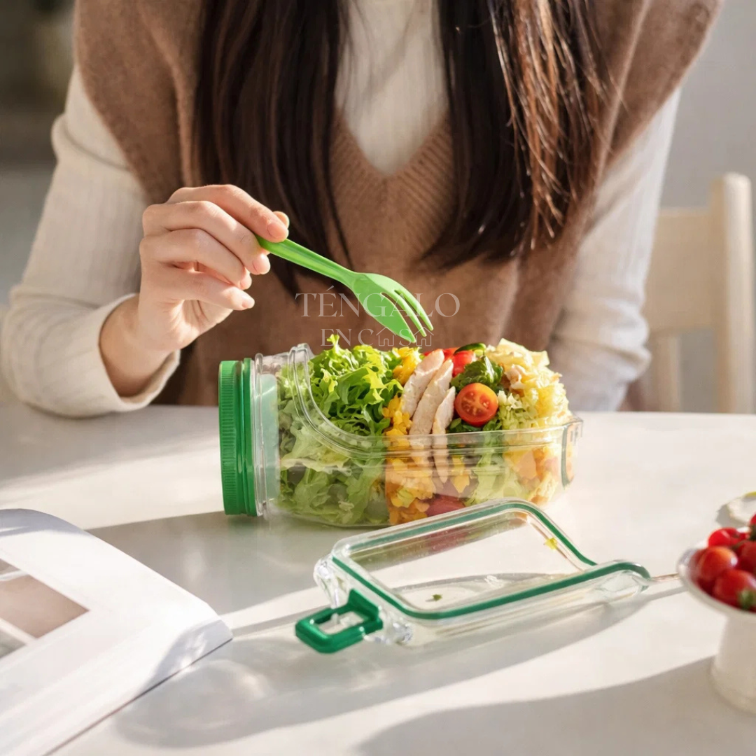 Ensaladera Portátil