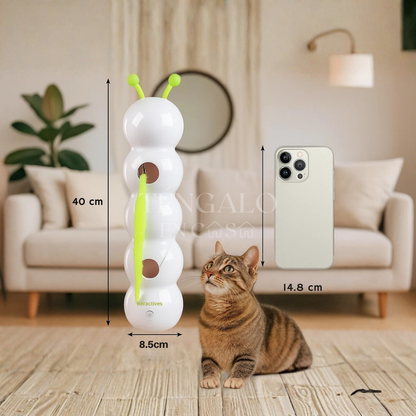 Oruga Interactiva para Gatos