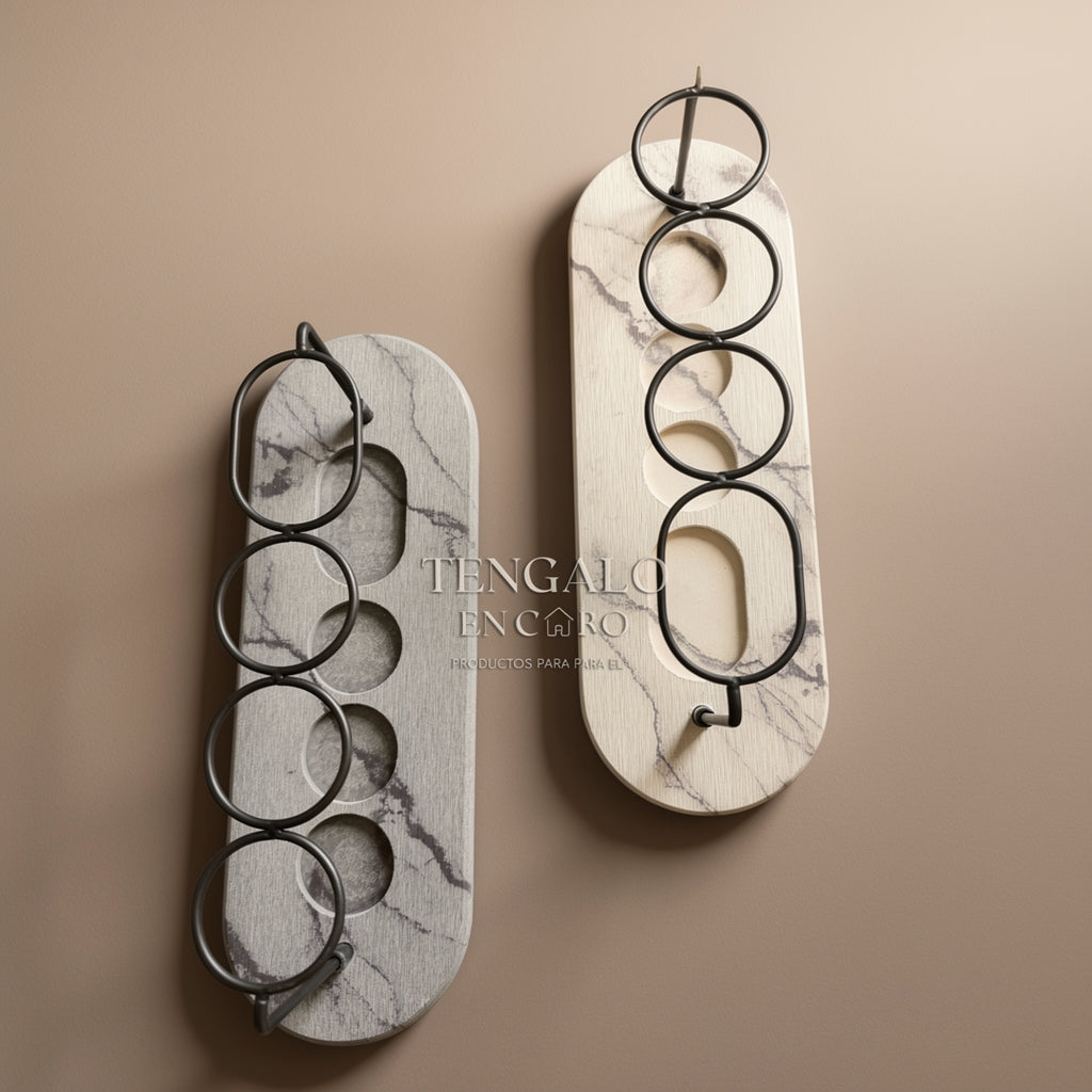 Organizador de Baño de Piedra de Diatomita
