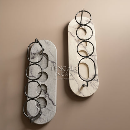 Organizador de Baño de Piedra de Diatomita